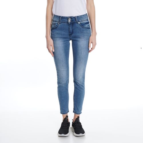 Jeans Mujer Candice Tiro Medio