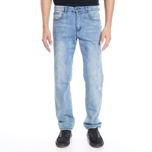 Jeans Hombre Straight Tiro Alto