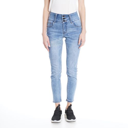 Jeans Mujer Tyra Tiro Medio Push Up