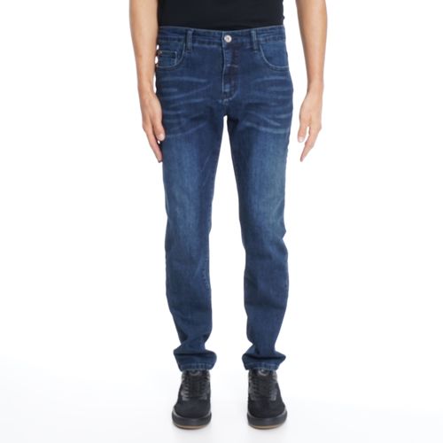Jeans Hombre Slim Tiro Medio