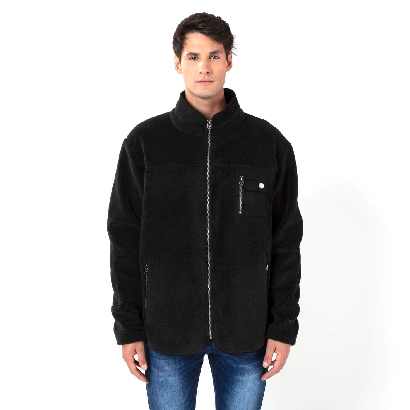 CHAQUETA SHERPA BLACK ELLUS Tienda Online