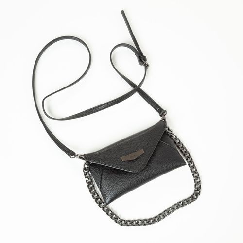 Little Cross Bag With Chain /Negro