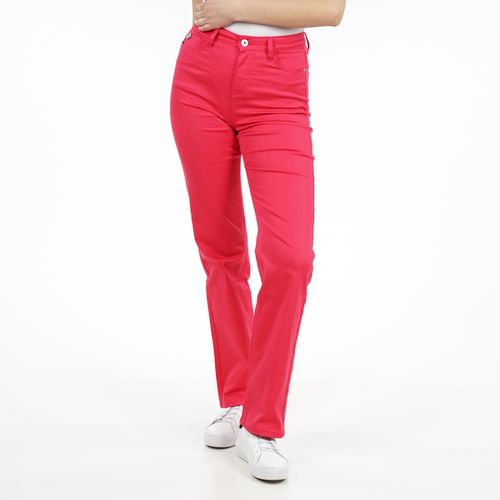 Jeans 90´S Tiro Ultra Alto Full Color Fucsia