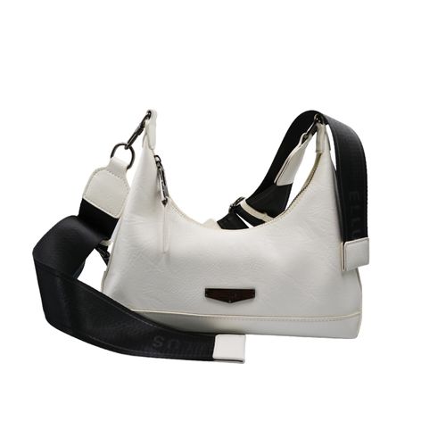 Shoulder Bag Light Pu Reinforced Strap Crudo