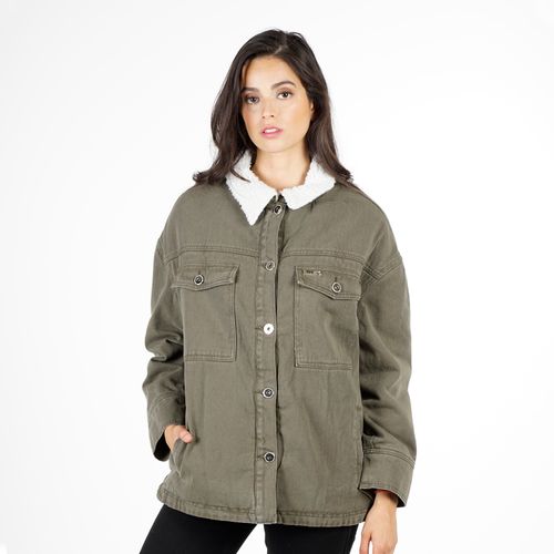 Chaqueta Long Look Chiporro Interno Verde