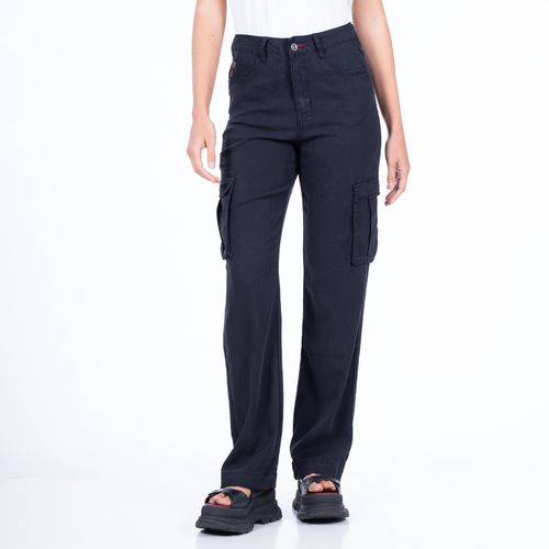 Jeans Mujer 90's Cargo Tiro Ultra Alto