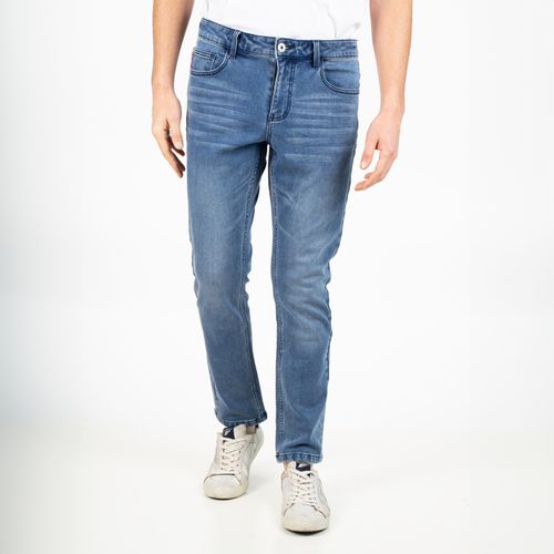 Jeans Hombre Slim Tiro Medio