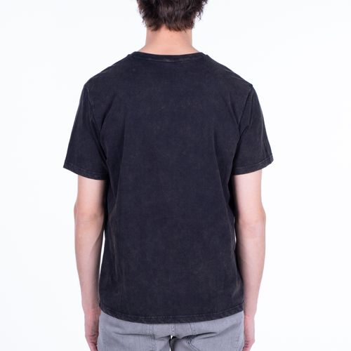 Polera Manga Corta Hombre Acid Wash