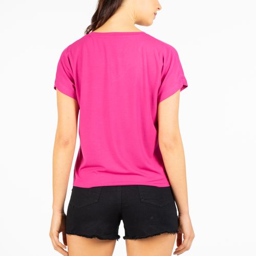 Polera Mujer Manga Corta Hombro Caído V Neck Ellus