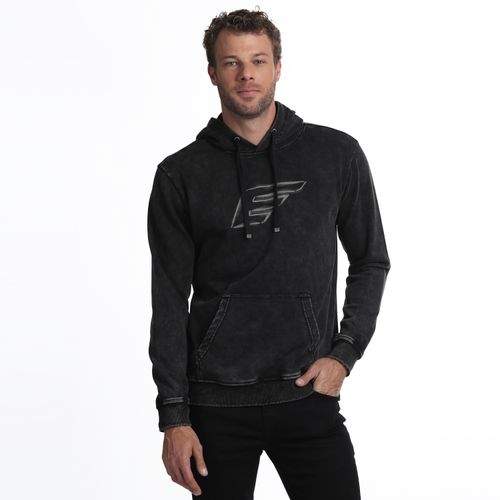 Poleron Hombre Capucha Terry E Logo