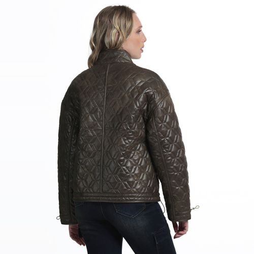 Parka Mujer Pu Quilt