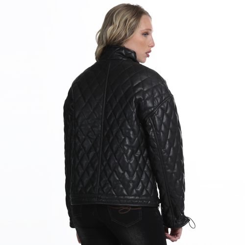 Parka Mujer Pu Quilt