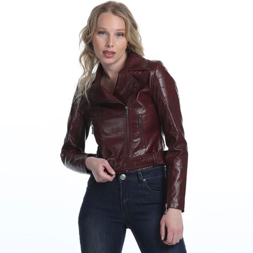 Chaqueta Mujer Biker Pu