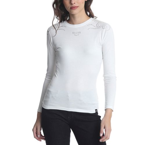 Polera Mujer Manga Larga Montana Slim Fit Tachas