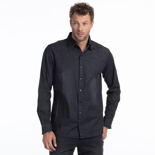 Camisa Hombre Denim Montana