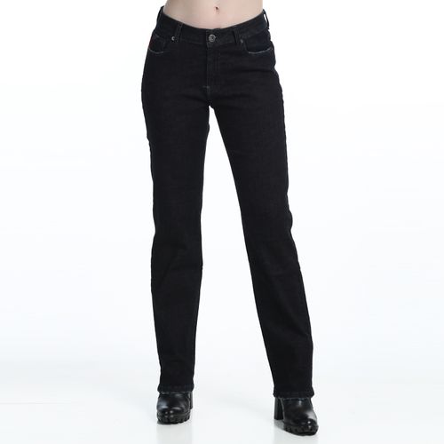 Jeans Mujer Recta tiro medio raw