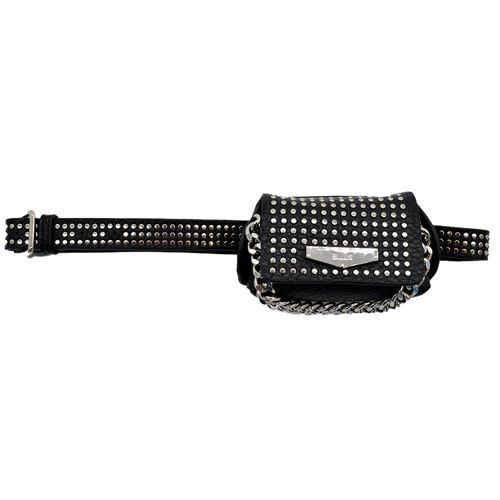 Riñonera en Pu con Tachas