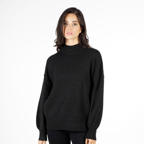 Tejido Mujer Oversize Lurex Negro