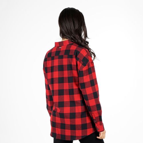 Blusa M/L Light Flannel Check Rojo