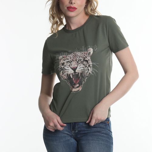 Polera Manga Corta Regular Fit Silicone Wash Ellus Deluxe