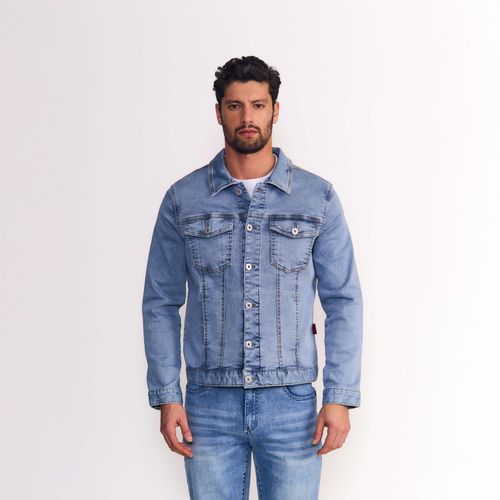 Chaqueta Hombre Trucker Techno Fabric