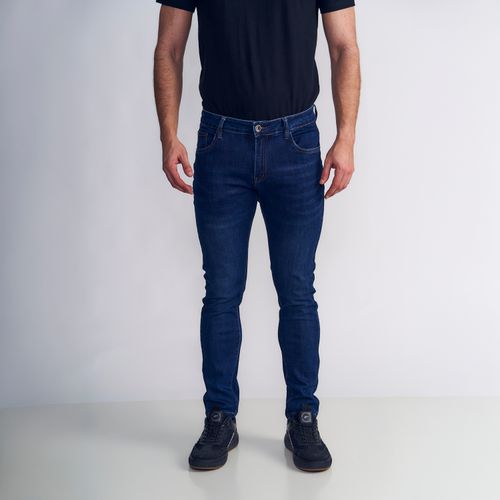 Jeans Hombre Skinny Tiro Medio