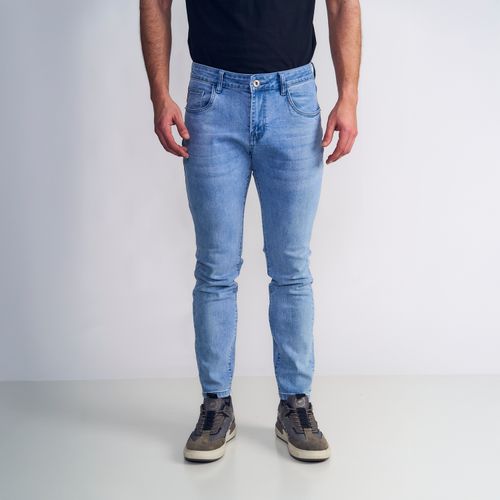 Jeans Basico Skinny Tiro Medio Lagoon Elastic Bleach