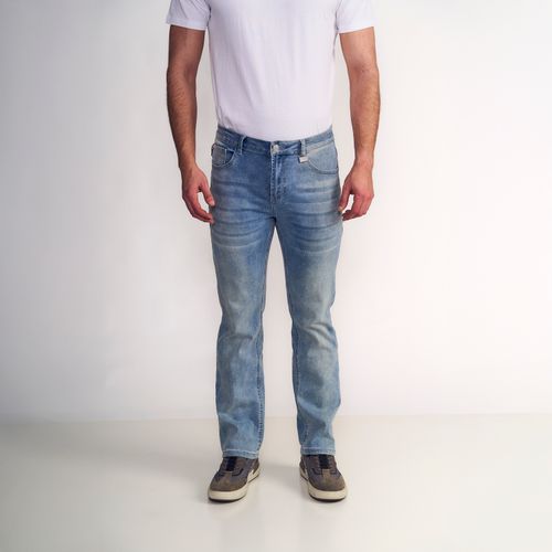 Jeans Hombre Straight Tiro Medio
