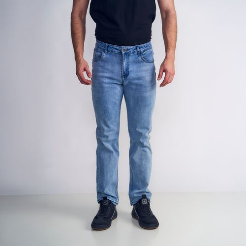 Jeans Hombre Straight Tiro Alto