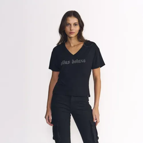 Polera Box Fit V Neck Ellus Deluxe