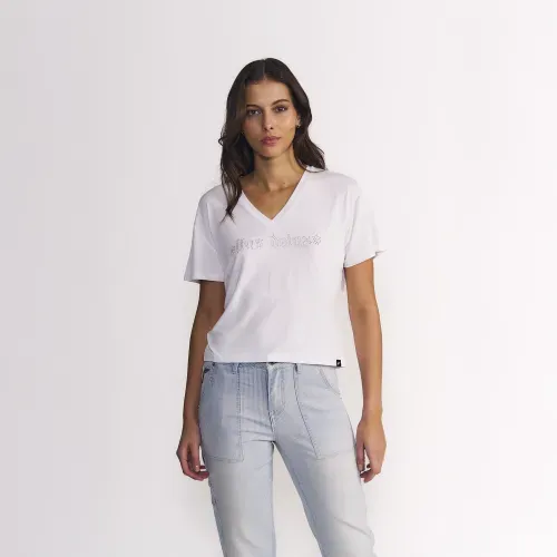 Polera Box Fit V Neck Ellus Deluxe