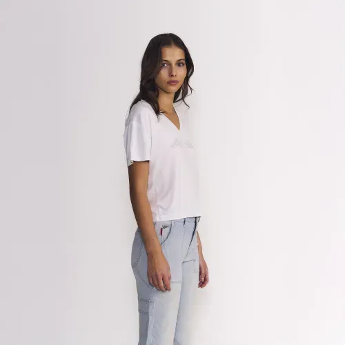 Polera Box Fit V Neck Ellus Deluxe