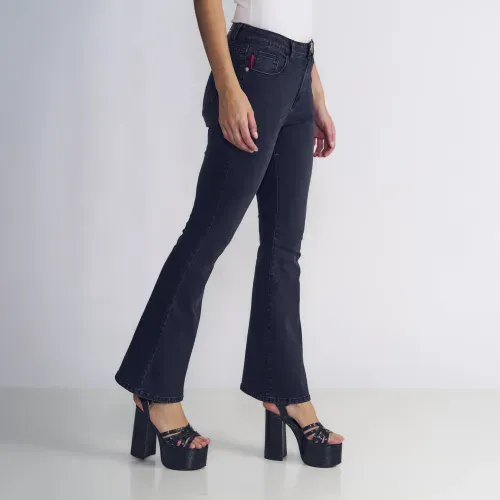 Jeans Mujer Polly Tiro Ultra Alto Black