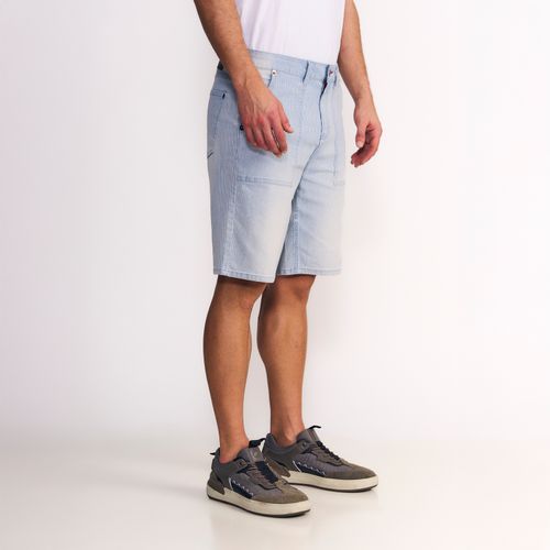 Short Hombre Carpenter Lineas Light Blue