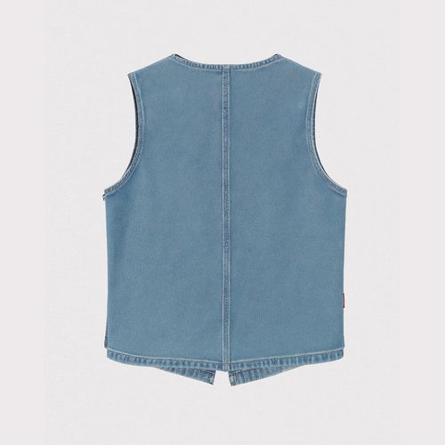 Gilet Denim Mujer Med Blue Degrade