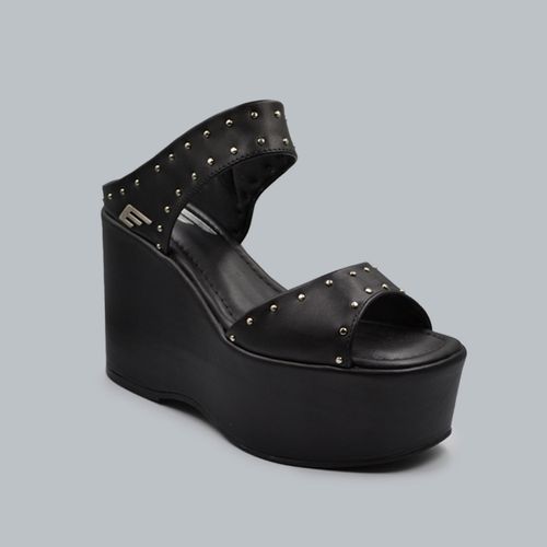 Sandalias altas tachas