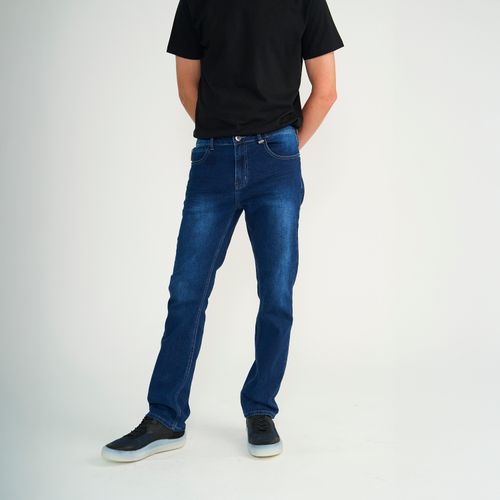 Jeans Hombre Straight Tiro Medio