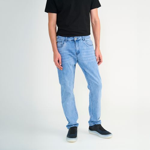 Jeans Hombre Straight Tiro Alto