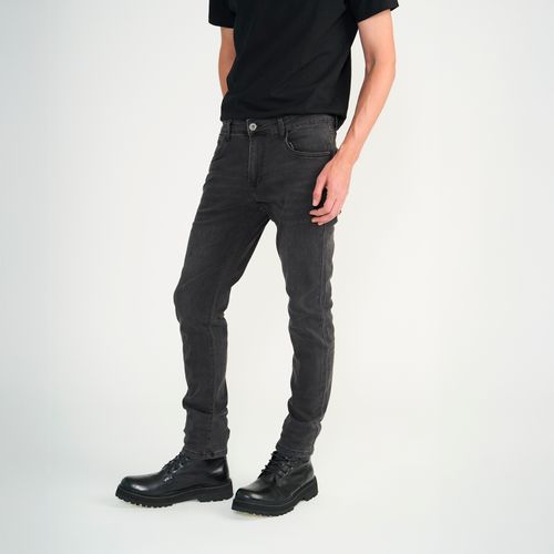 Jeans Hombre Skinny Tiro Medio