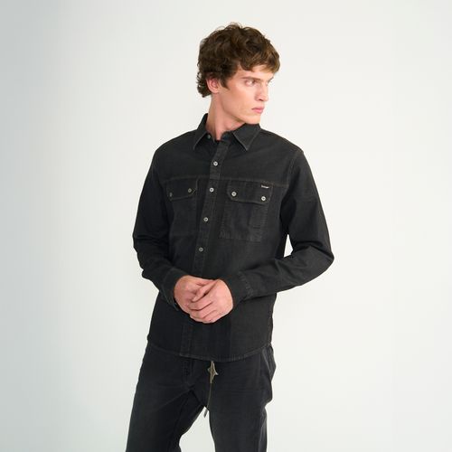 Camisa Manga Larga Hombre Denim