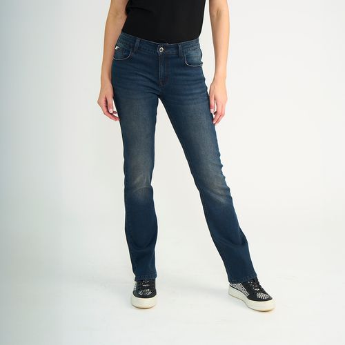 Jeans Ellus Mujer Janice Oxidado Med Blue