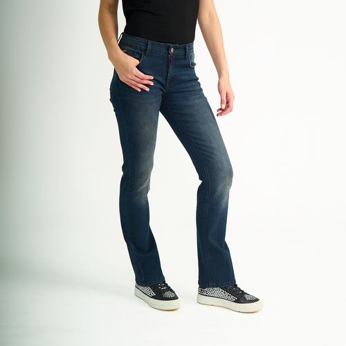 Jeans Ellus Mujer Janice Oxidado Med Blue