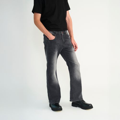 Jeans Ellus Hombre Flare Gris Oscuro