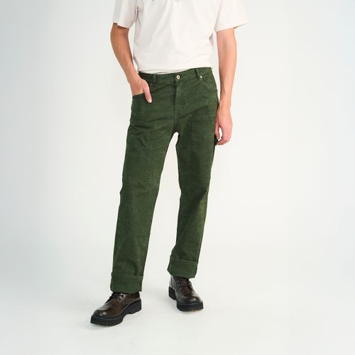 Pantalon Ellus Hombre Carpintero Straight Verde