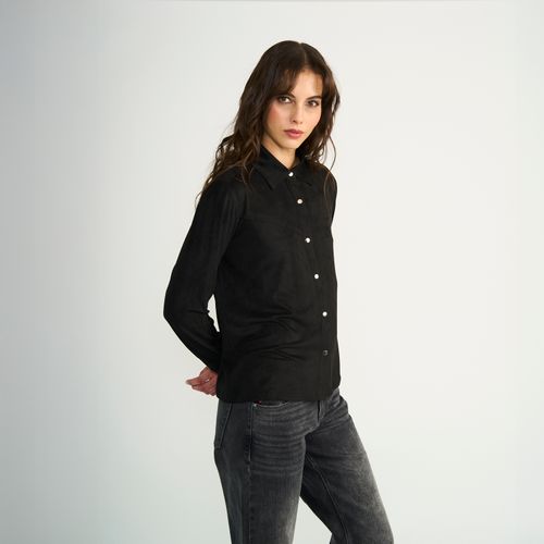 Blusa Ellus Manga Larga Hardworker Suede