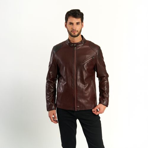 Chaqueta Ellus Hombre New Moto Burdeo