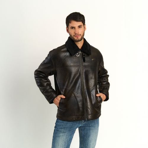 Chaqueta Ellus Hombre Chiporro Negro Envejecido
