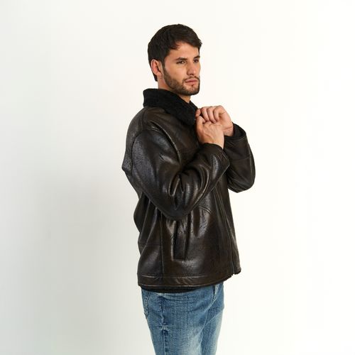 Chaqueta Ellus Hombre Chiporro Negro Envejecido