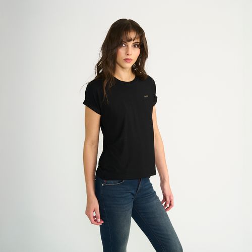 Polera Ellus Mujer Manga Corta Timeless Negro