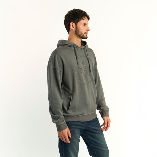 Polerón Ellus Hombre Terry Bolsillo Circulo Dlx.